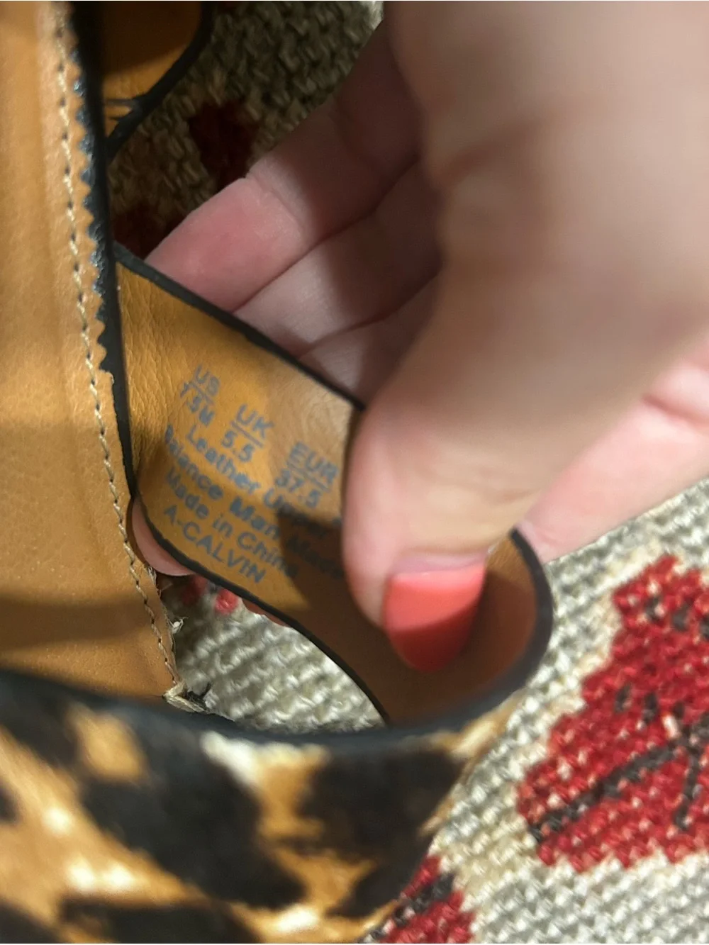 SARTO Leopard Print Espadrille Platform Sandals (Rare)